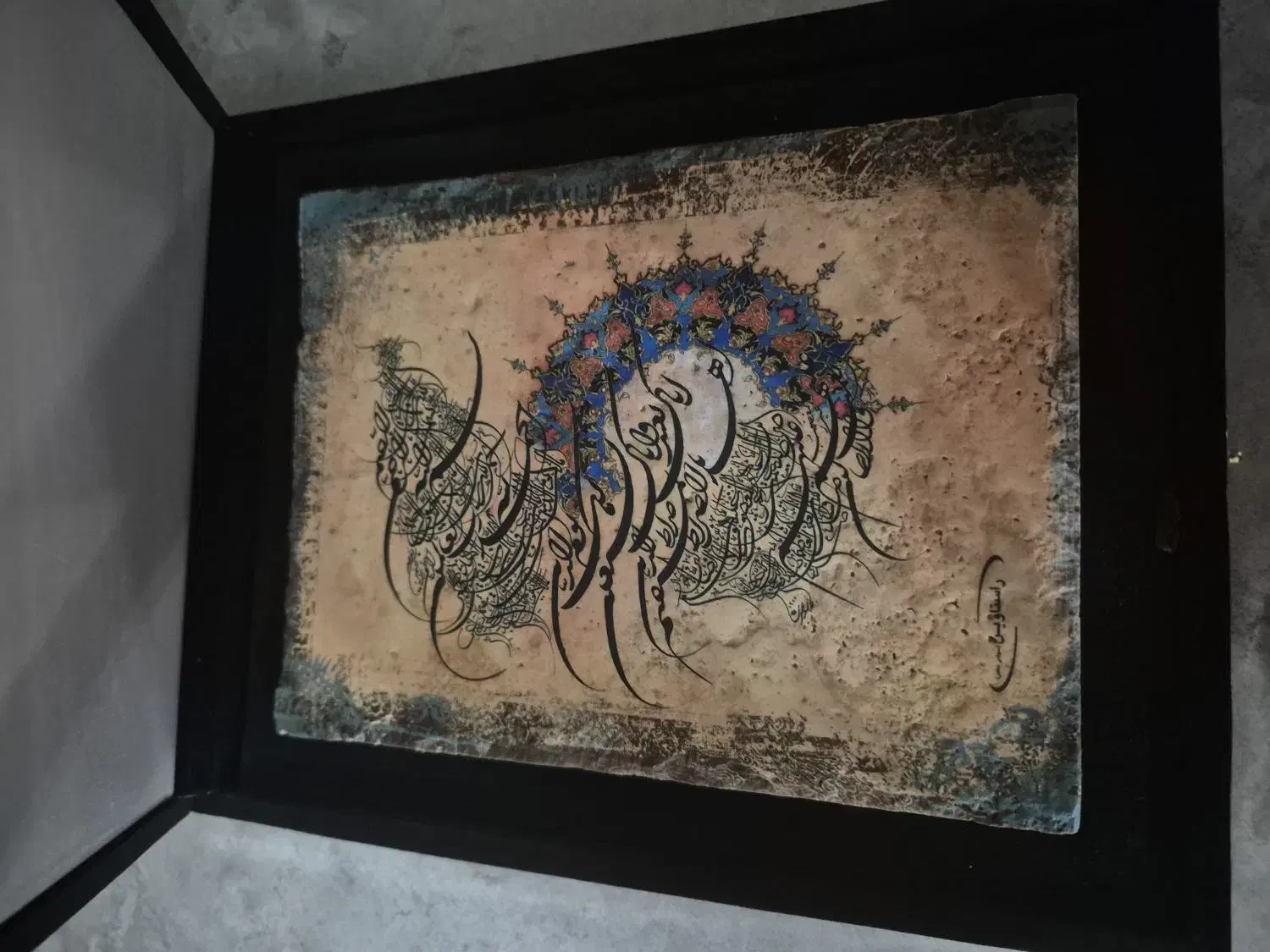 حکاکی روی سنگ|تابلو، نقاشی، عکس|تهران, تهرانپارس غربی|دیوار