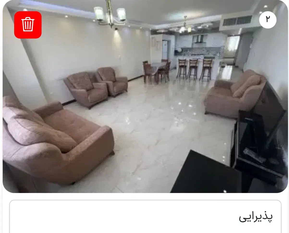 اپارتمان مبله|اجارهٔ کوتاه‌مدت آپارتمان و سوئیت|شیراز, شهرک گلستان شمالی|دیوار