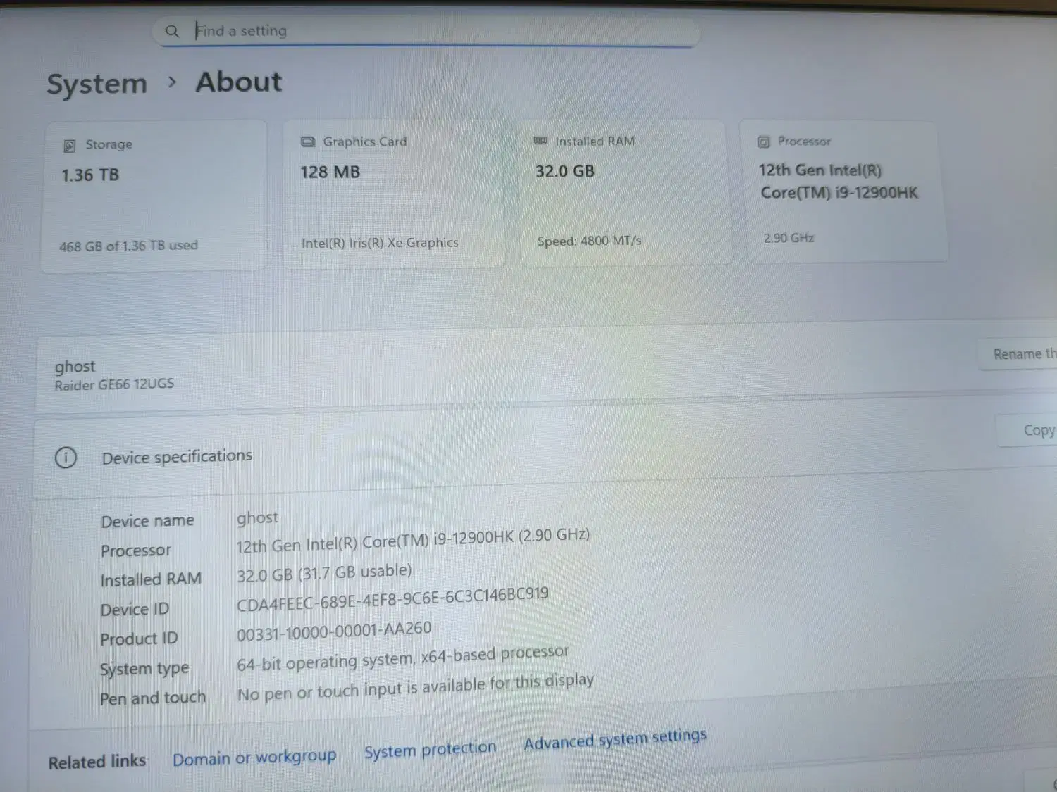 MSI RAIDER GE66 i9|رایانه همراه|قم, زینبیه|دیوار