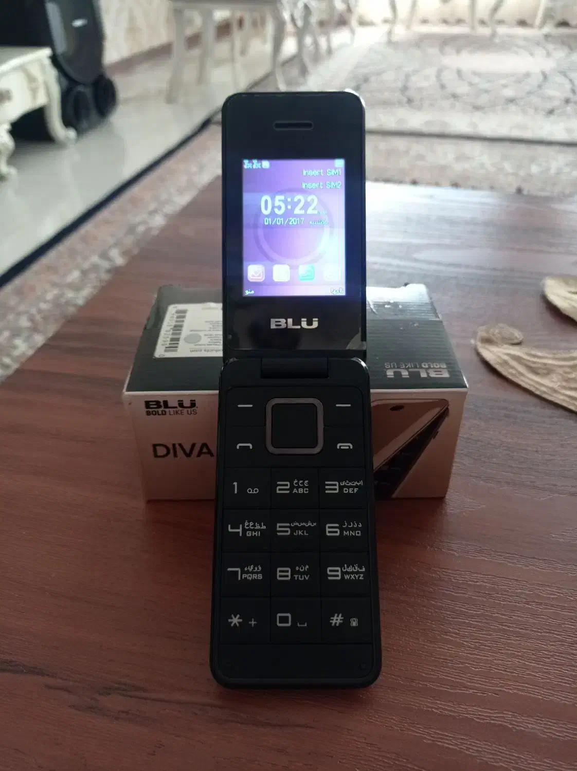 گوشی تاشو نو blu|موبایل|زنجان, |دیوار