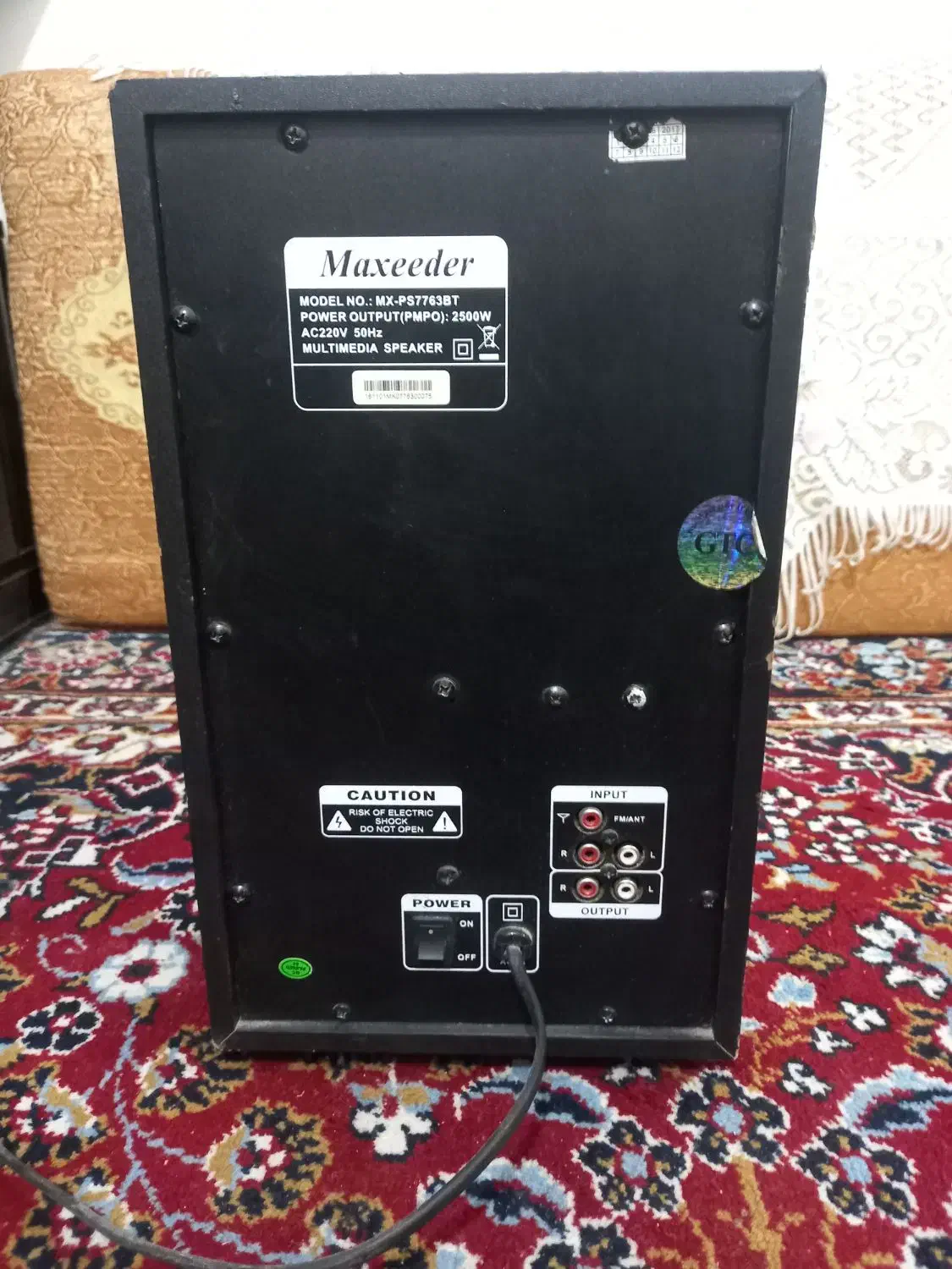 اسپیکر ساب مکسیدر مدل 305|سیستم صوتی خانگی|اهواز, منبع اب|دیوار
