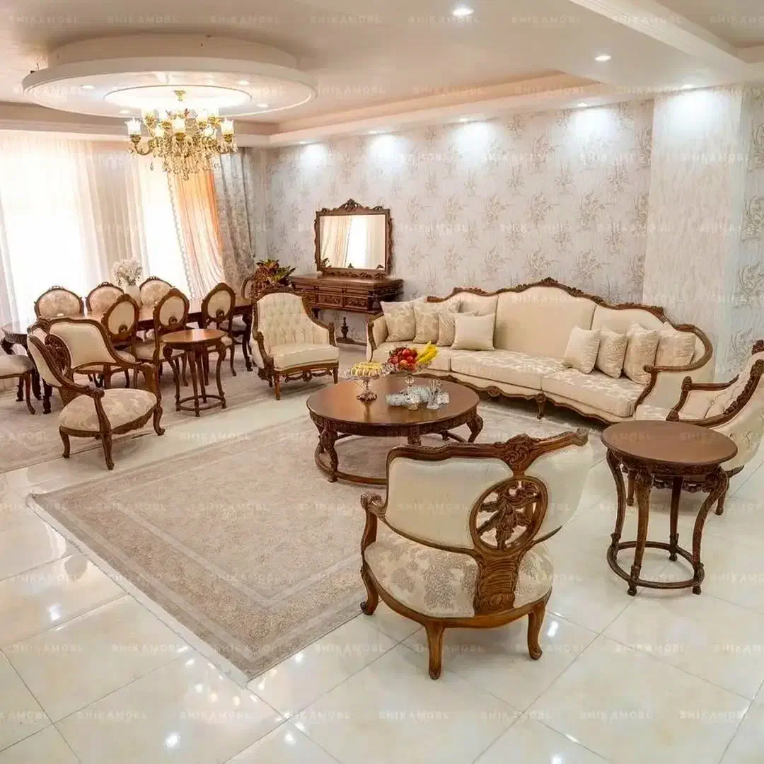 مدل دلربا سلطنتی خاص خرچنگی جدید مشکی+اقساط|مبلمان خانگی و میز عسلی|تهران, یافت‌آباد|دیوار