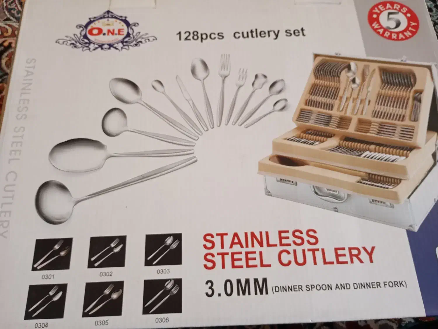 سرویس قاشق چنگال 24نفره|ظروف سرو و پذیرایی|اندیمشک, |دیوار