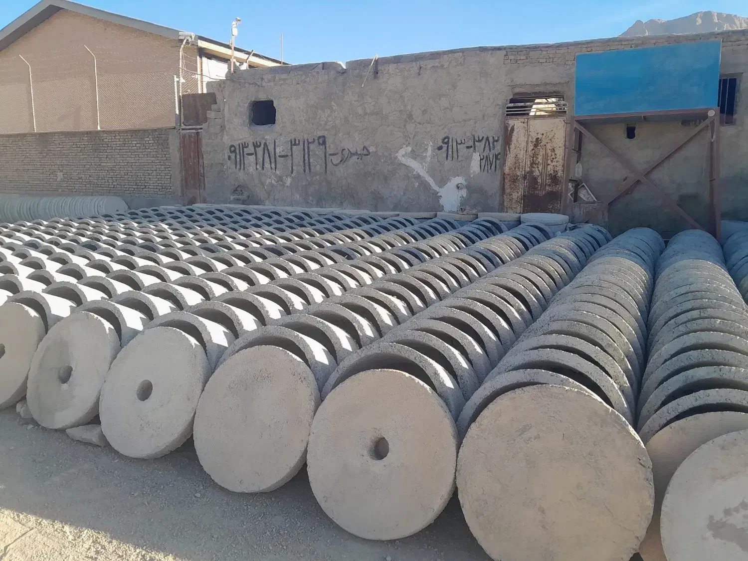 لوله سیمانی(گوم چاه)لوله مخصوص پل وگلدان|مصالح و تجهیزات ساختمان|شهرکرد, |دیوار