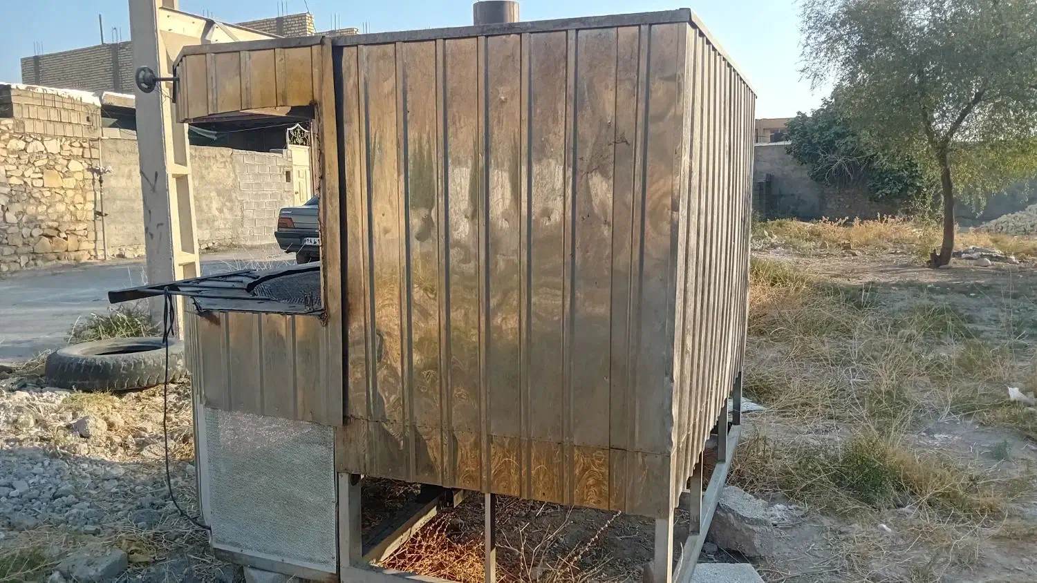 تنور نانوایی|ماشین‌آلات صنعتی|چرام, |دیوار