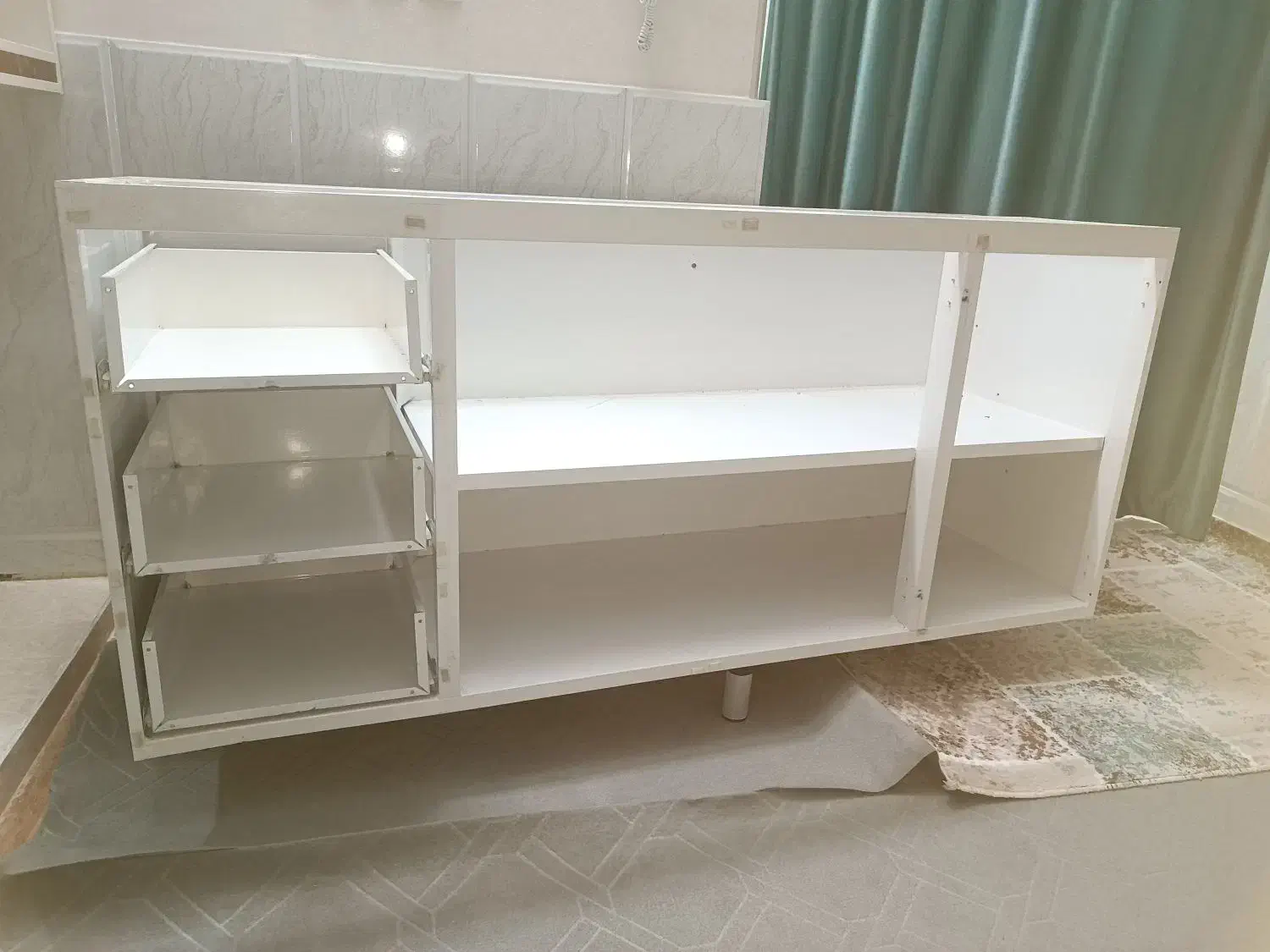 کابینت فلزی ضخیم|آب‌چکان و نظم‌دهنده ظروف|قم, پردیسان|دیوار