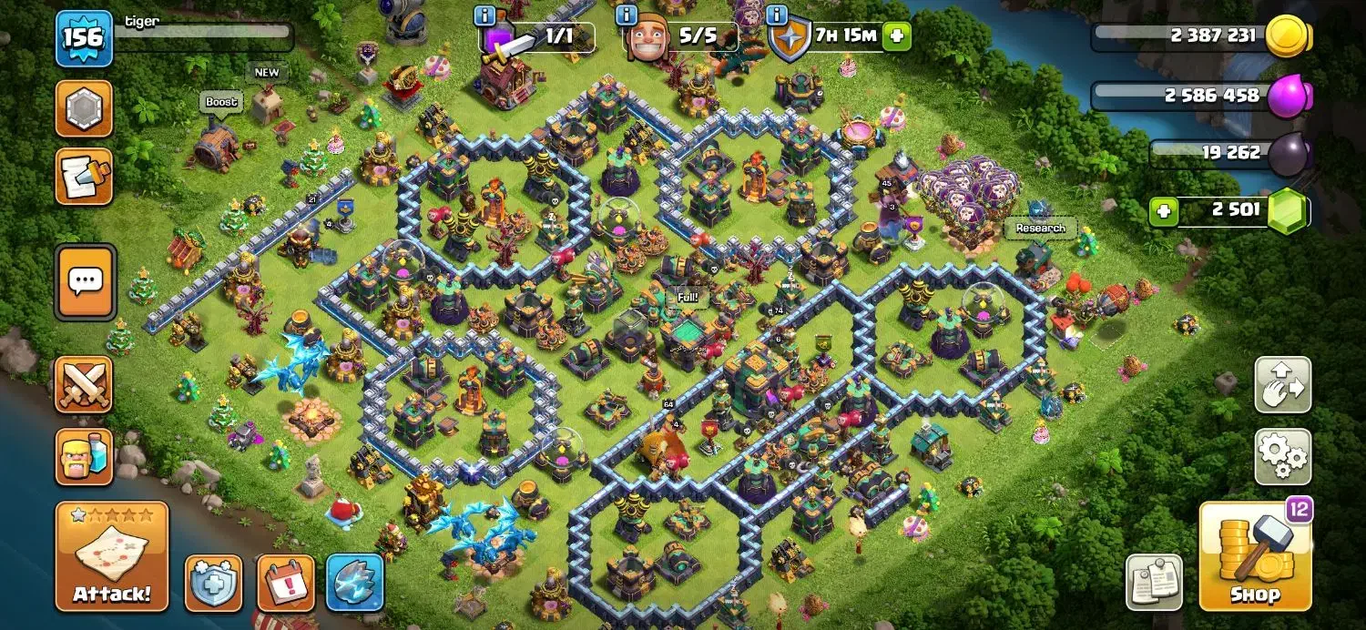 اکانت تانهال ۱۴ کلش|کنسول، بازی ویدئویی و آنلاین|بروجرد, |دیوار