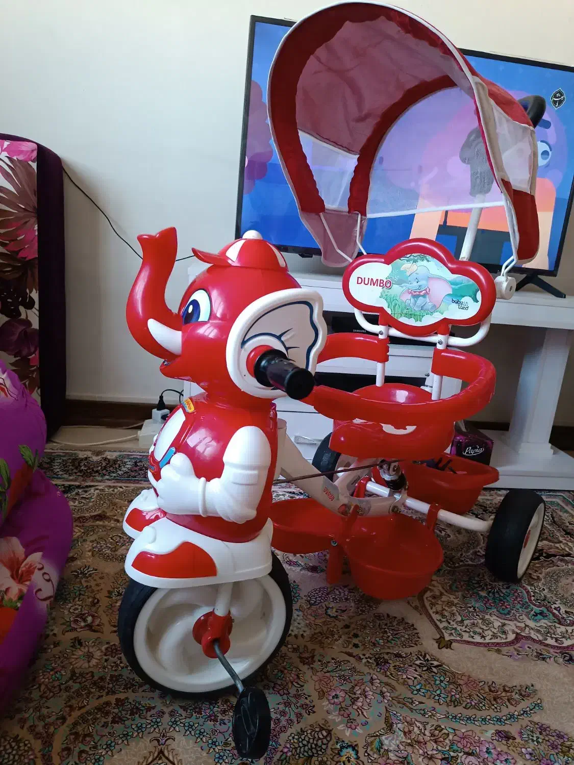 سه چرخه طرح فیل|دوچرخه، اسکیت، اسکوتر|هشتگرد, شهرک پامچال|دیوار