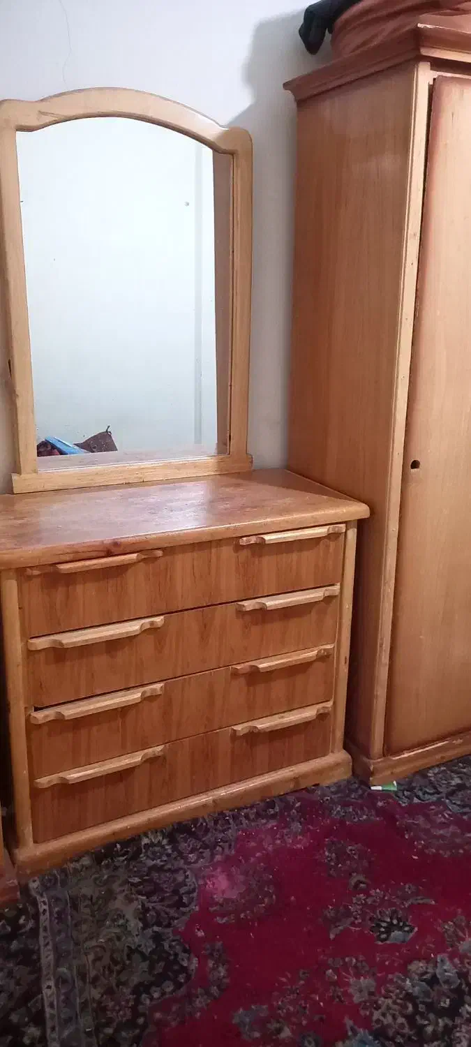 کمد و تخت، اینه و دراور|جاکفشی، کمد، دراور|مشهد, بهمن|دیوار