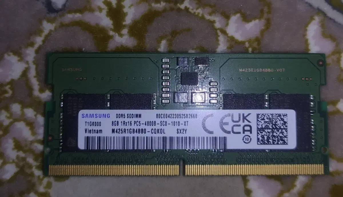 رم لپتاپ سامسونگ 16GB DDR5 دو کاناله|قطعات و لوازم جانبی رایانه|ری, ظهیرآباد|دیوار