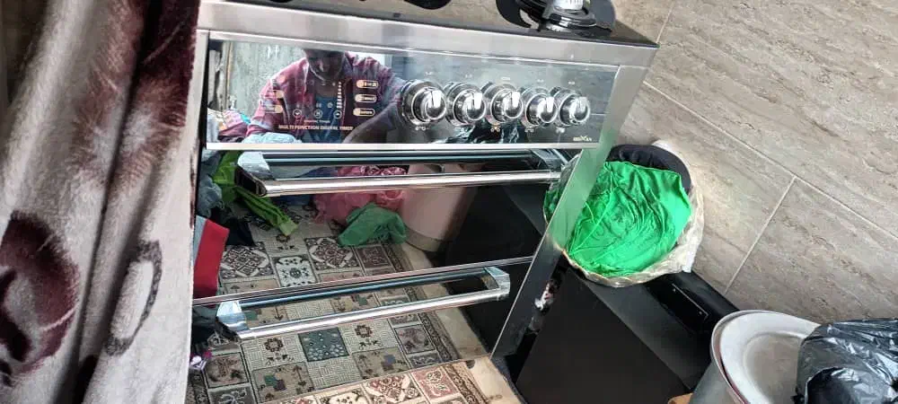 اوجاق گاز پنج شعله طرح فر|اجاق گاز و لوازم برقی پختوپز|نسیمشهر, |دیوار