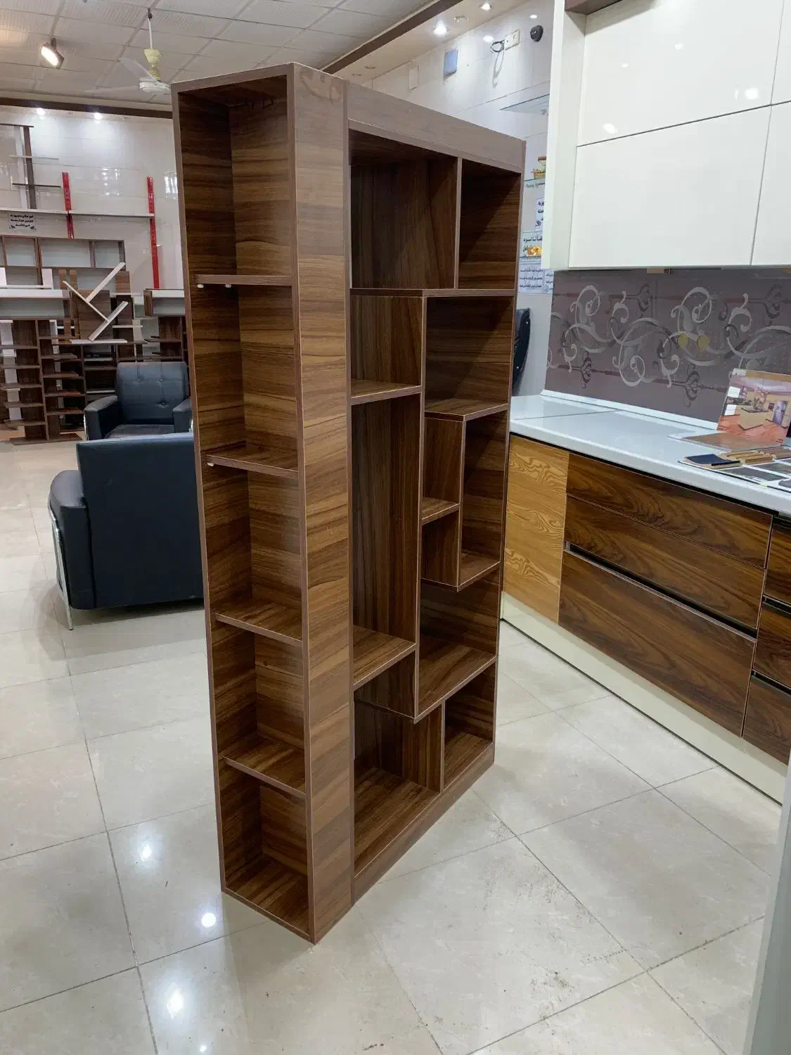 دکور فانتز دومینو|کتابخانه، شلف، قفسههای دیواری|یزد, |دیوار