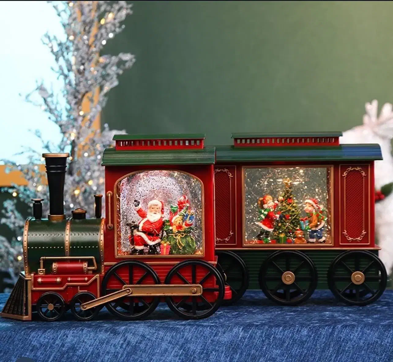 موزیک باکس بزرگ قطار کریسمس بابانوئل و بچه ها|مجسمه، تندیس، ماکت|پاکدشت, پاکدشت (مامازند)|دیوار
