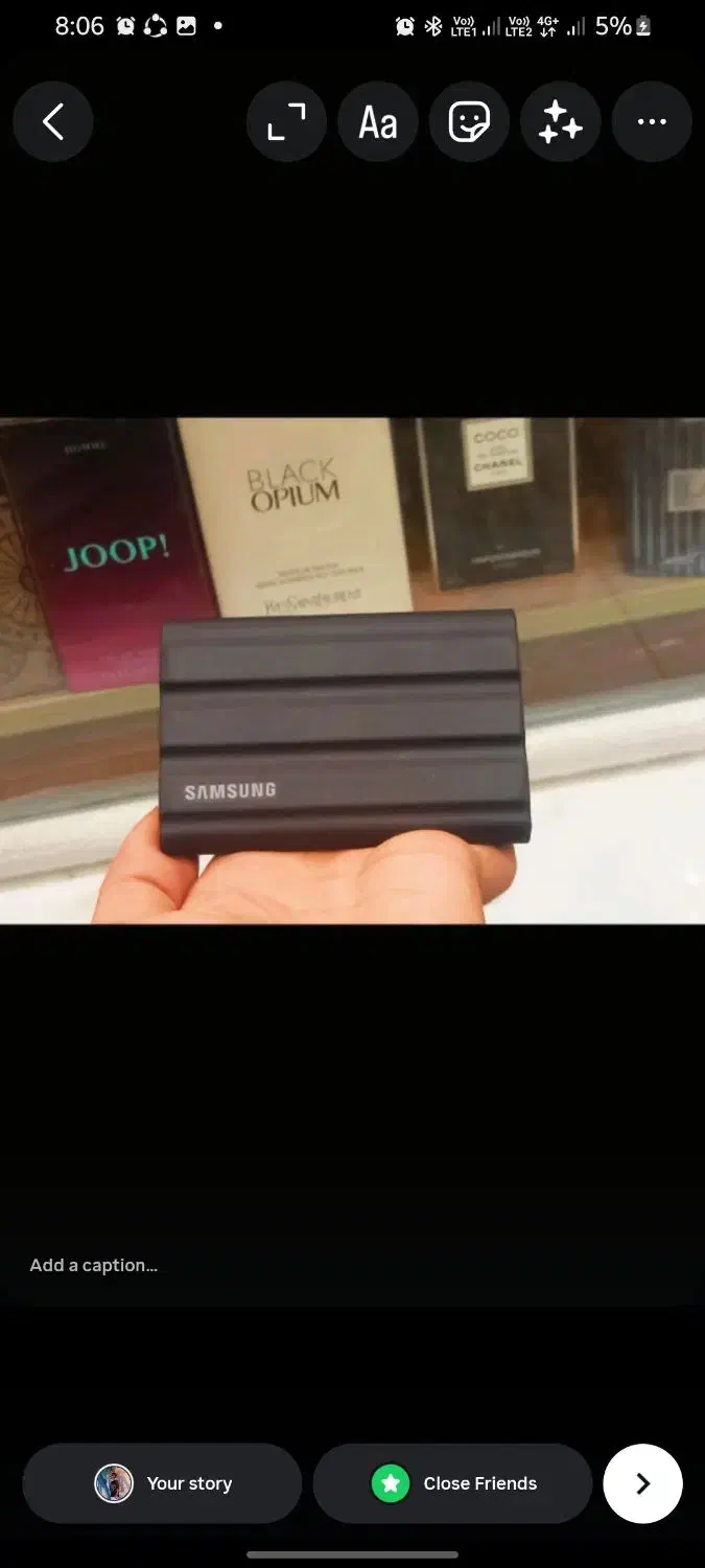 هارد ssd سامسونگ ۲ترا بایت مدل T7|قطعات و لوازم جانبی رایانه|بوشهر, |دیوار