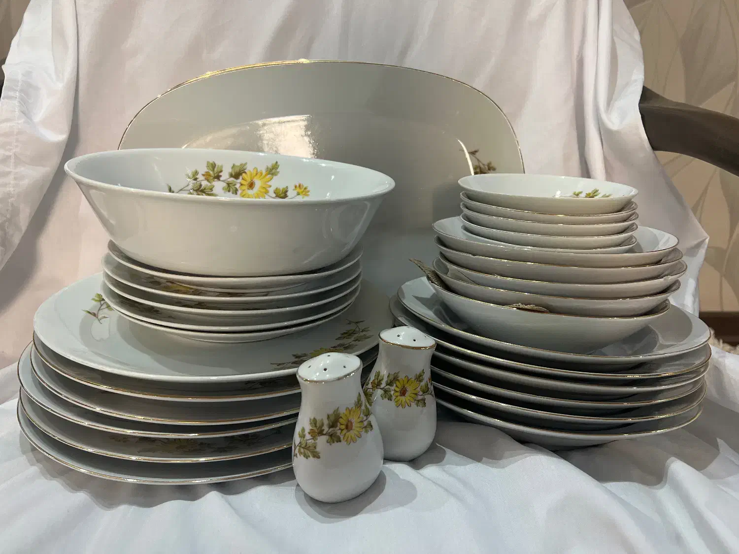 سرویس غذاخوری چینی|ظروف سرو و پذیرایی|کرج, باغستان|دیوار