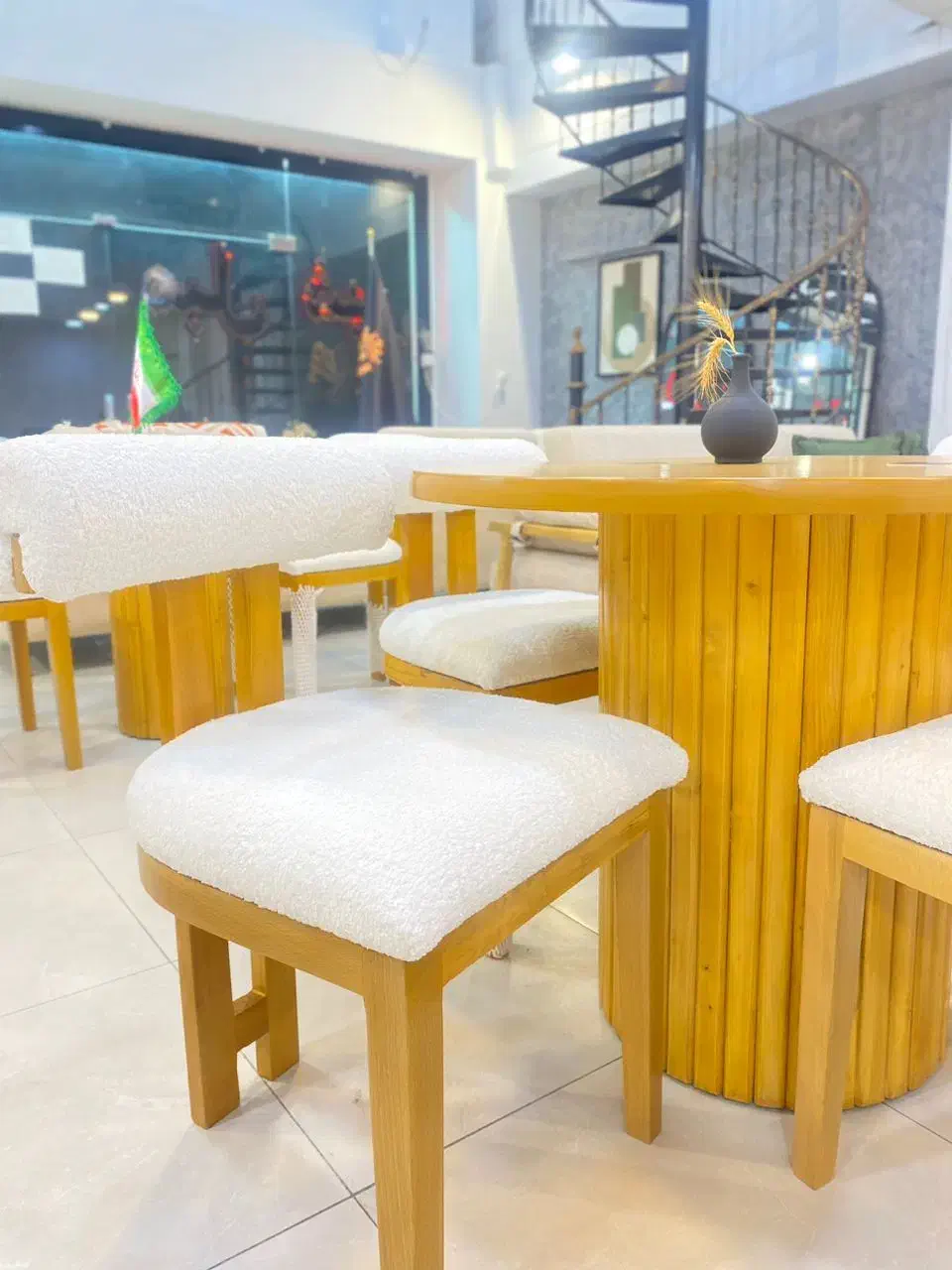 حصیربامبو|میز و صندلی غذاخوری|بندرعباس, |دیوار