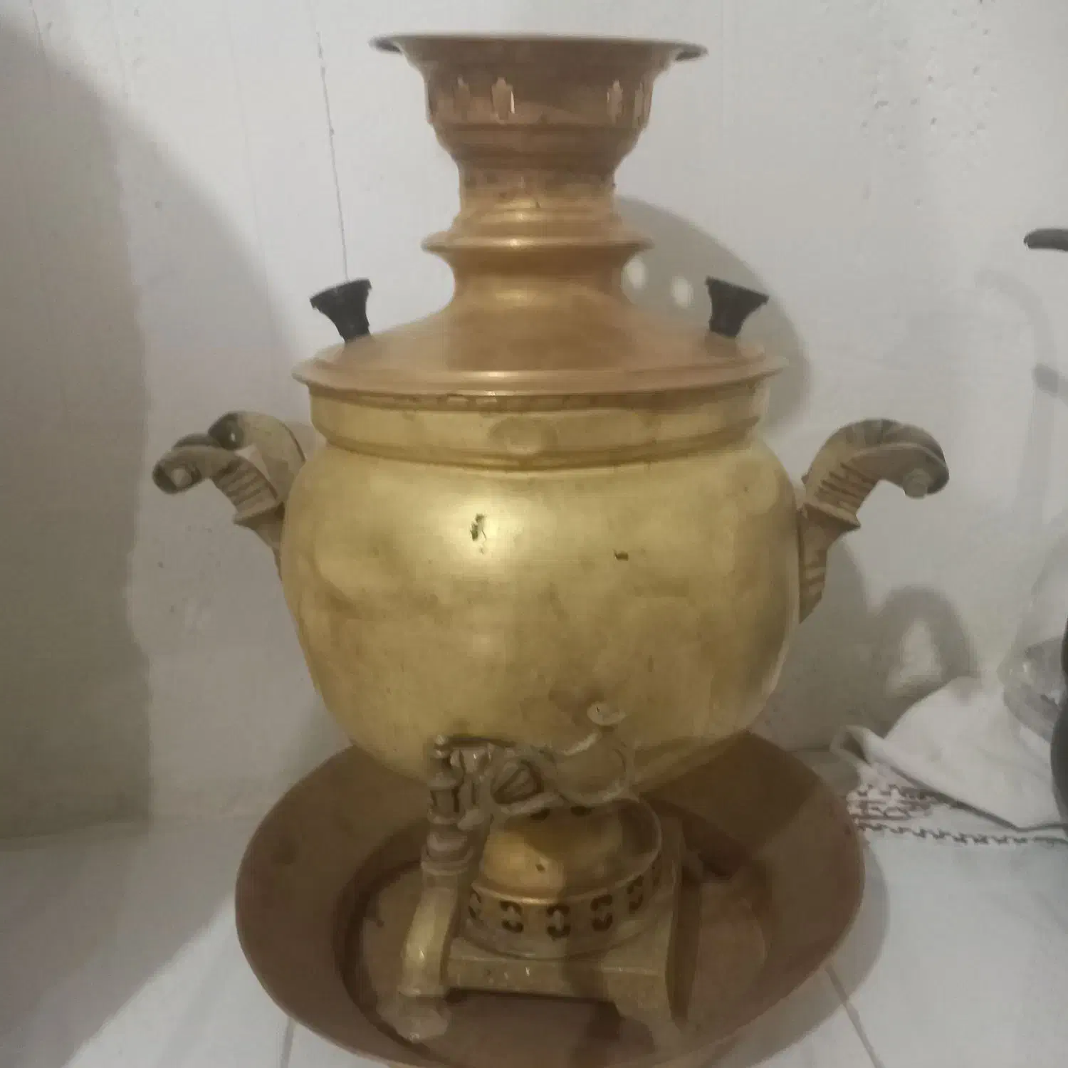 سماور زغالی قدیمی|سماور، چای‌ساز، قهوه‌ساز|رامیان, |دیوار