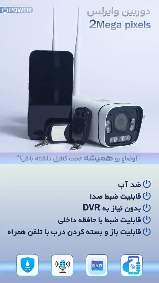 دوربین مدار بسته|دوربین مداربسته|شیراز, وصال|دیوار