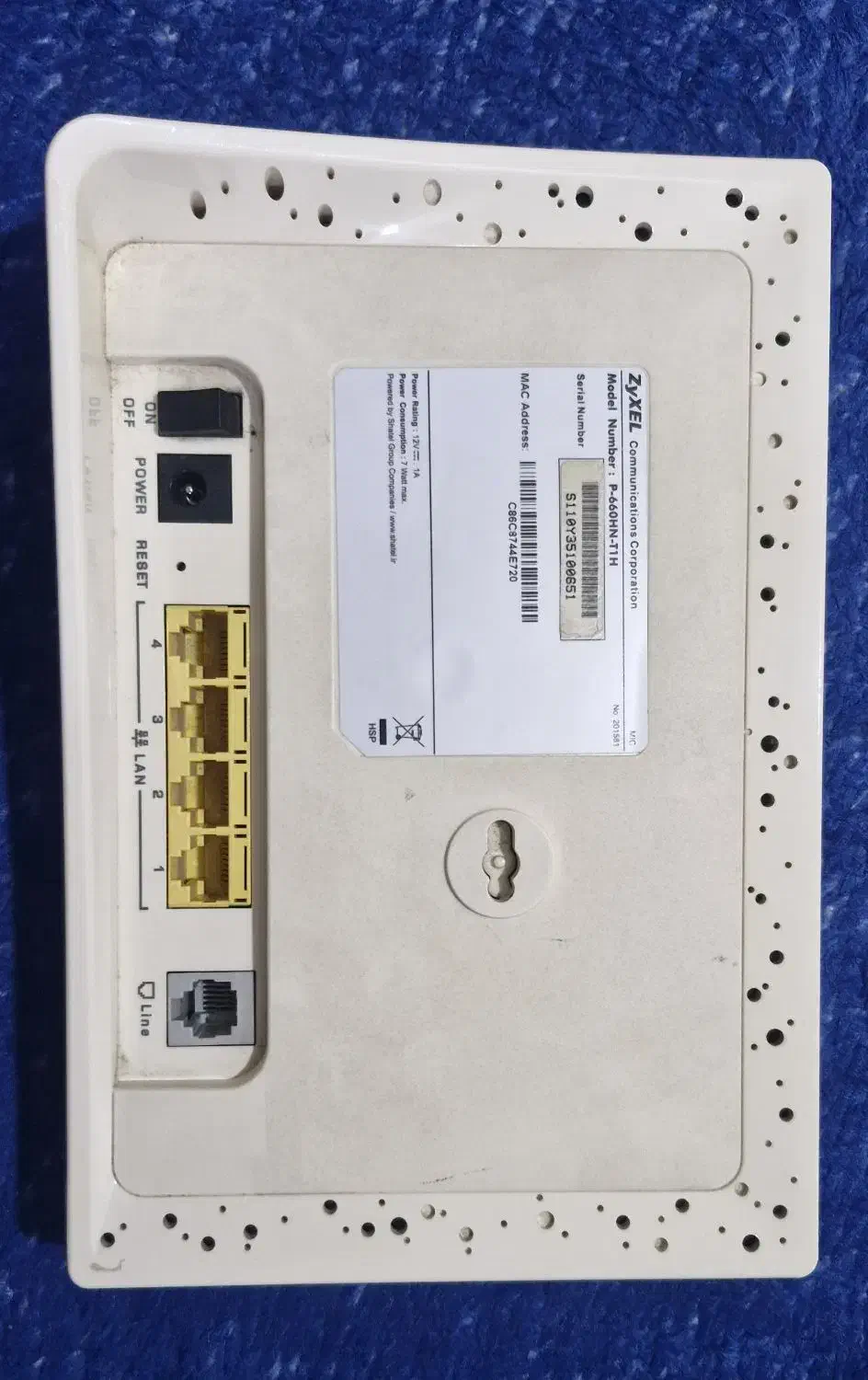 مودم قاب عکسی ZyXEL در حد نو|مودم و تجهیزات شبکه|تهران, تهرانسر غربی|دیوار