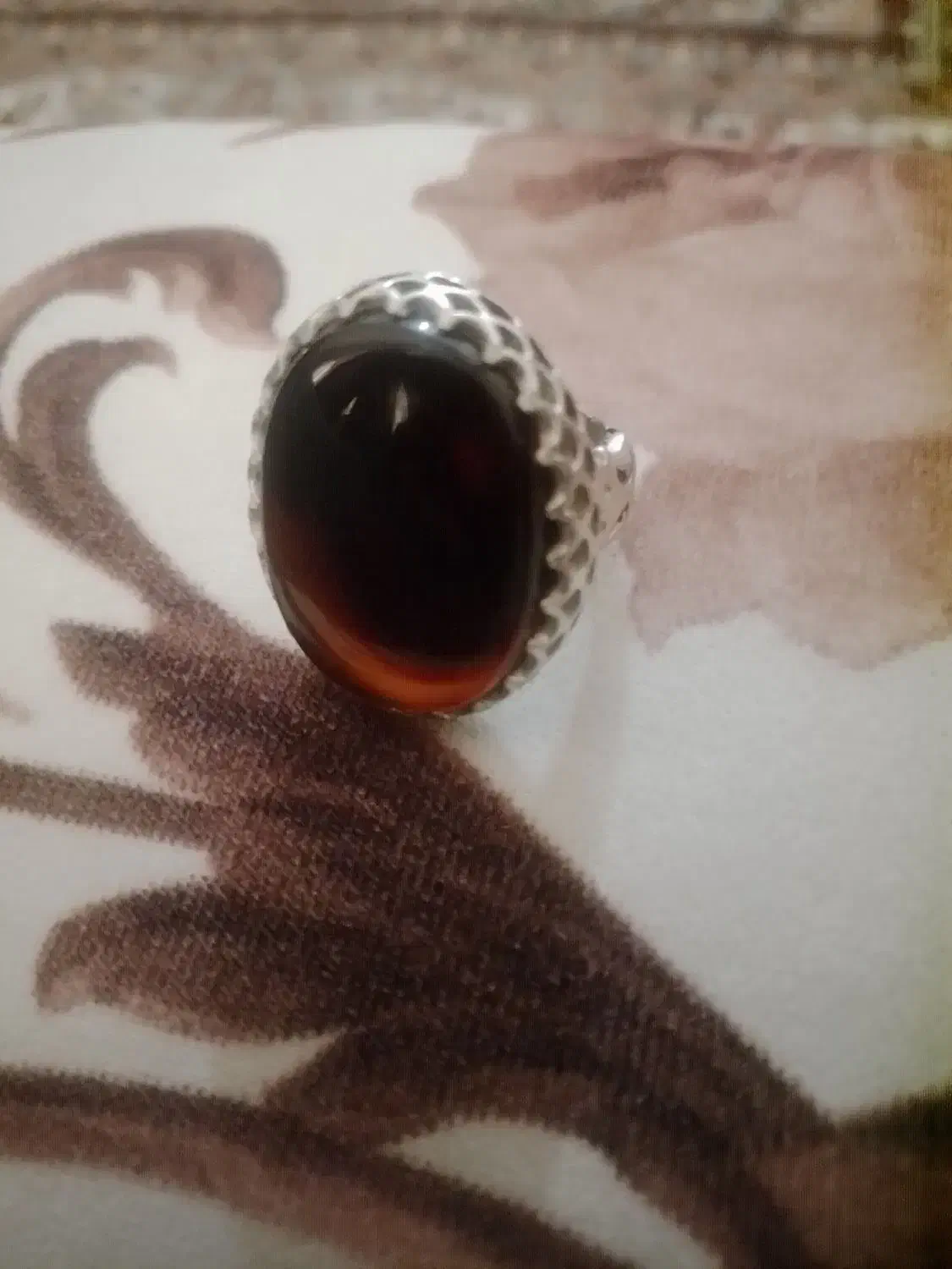 انگشترعقیق‌رکاب‌سفارشی‌ونگین‌معاوضه‌‌یافروش|جواهرات|نسیم‌شهر, |دیوار