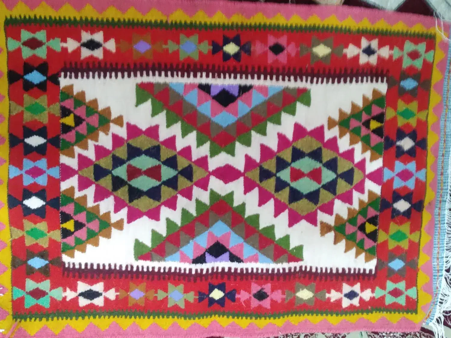 گلیم|گلیم، جاجیم، گبه|نهاوند, |دیوار