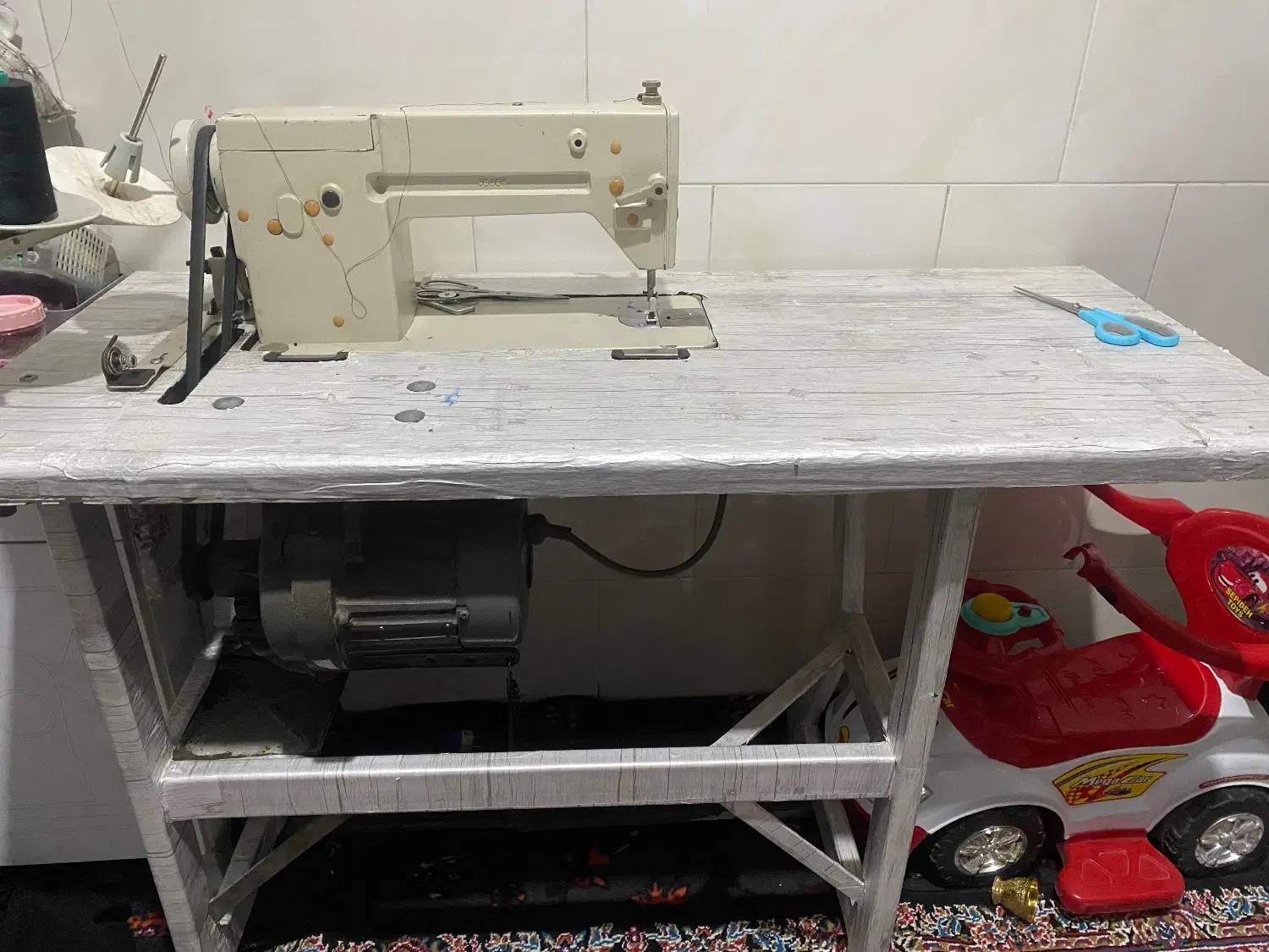 چرخ راسته دوز سان سیر ۸۵۰۰|چرخ خیاطی و ریسندگی|قم, ولیعصر|دیوار