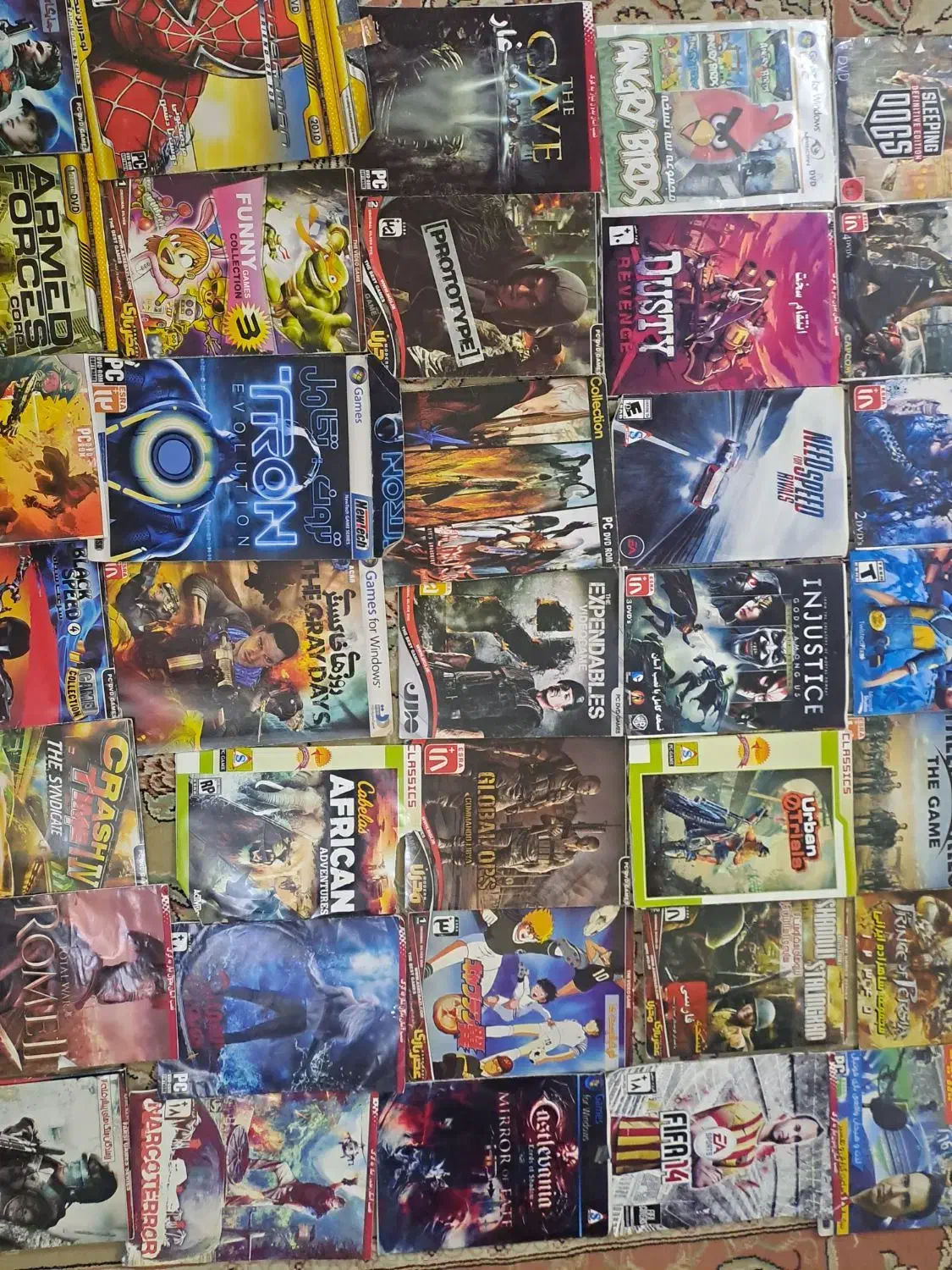 انواع بازی کامپیوتر ۶۰ عدد - بازی pc|کنسول، بازی ویدئویی و آنلاین|مشهد, تربیت (صدف)|دیوار