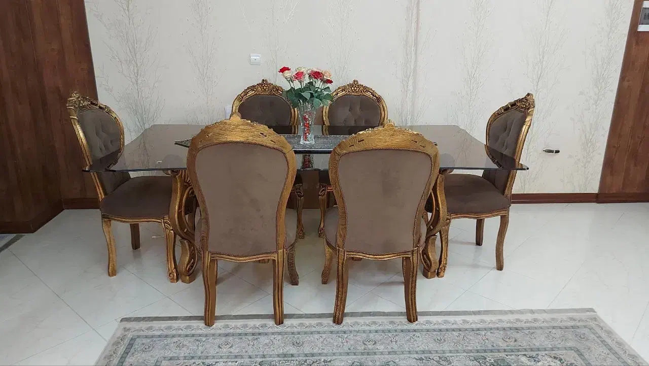 میز ناهار خوری|میز و صندلی غذاخوری|فولادشهر, مسکن مهر فولادشهر|دیوار