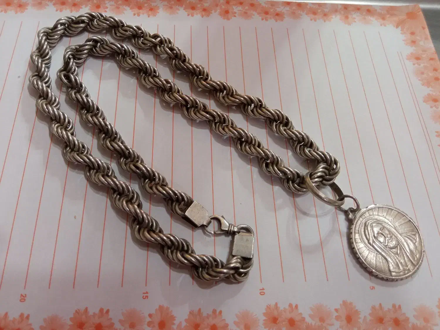 زنجیر نقره خاص|جواهرات|اهر, |دیوار