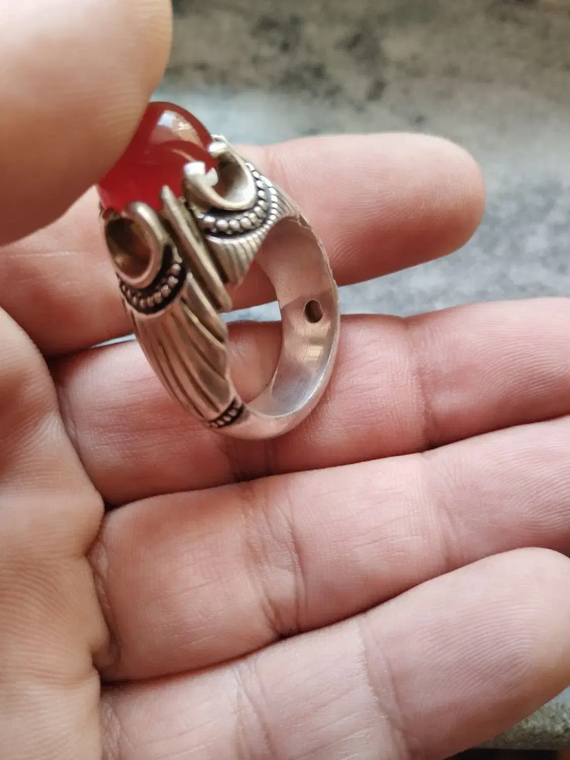 انگشترنقره عقیق|جواهرات|تبریز, |دیوار