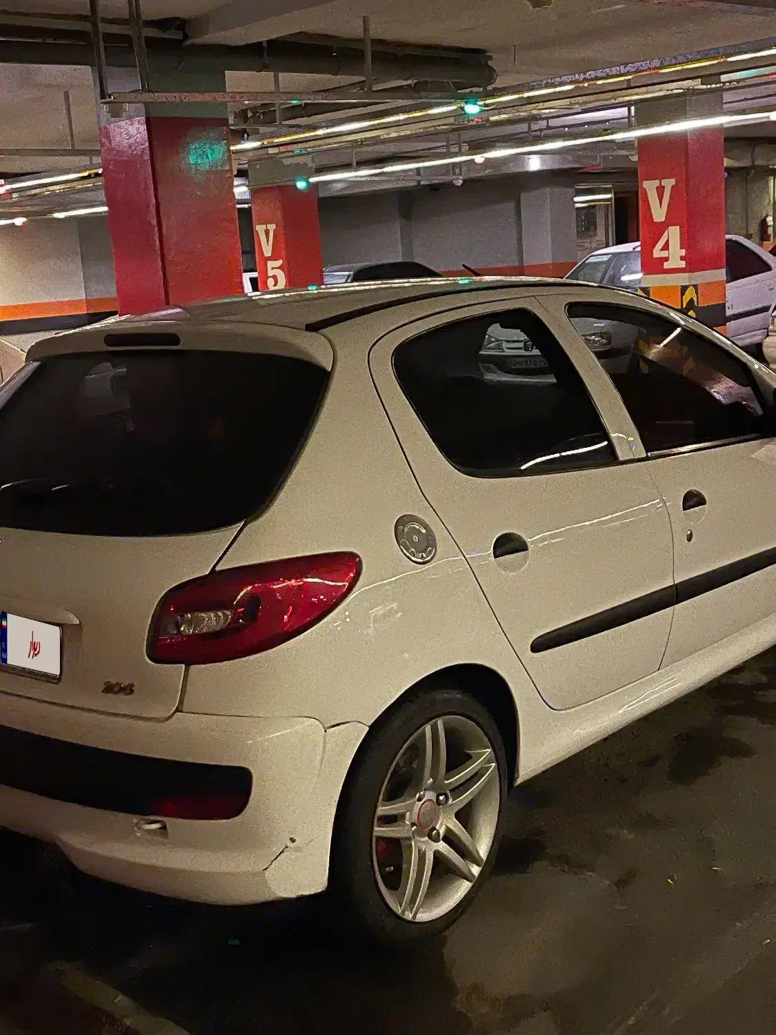 ۲۰۶ تیپ ۵ سفید|خودرو سواری و وانت|خوی, |دیوار