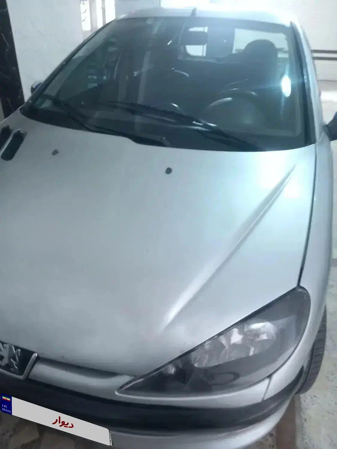 ۲۰۶نقره ای شاسی سالم تمام رنگ۸۳|خودرو سواری و وانت|رشت, معلم|دیوار