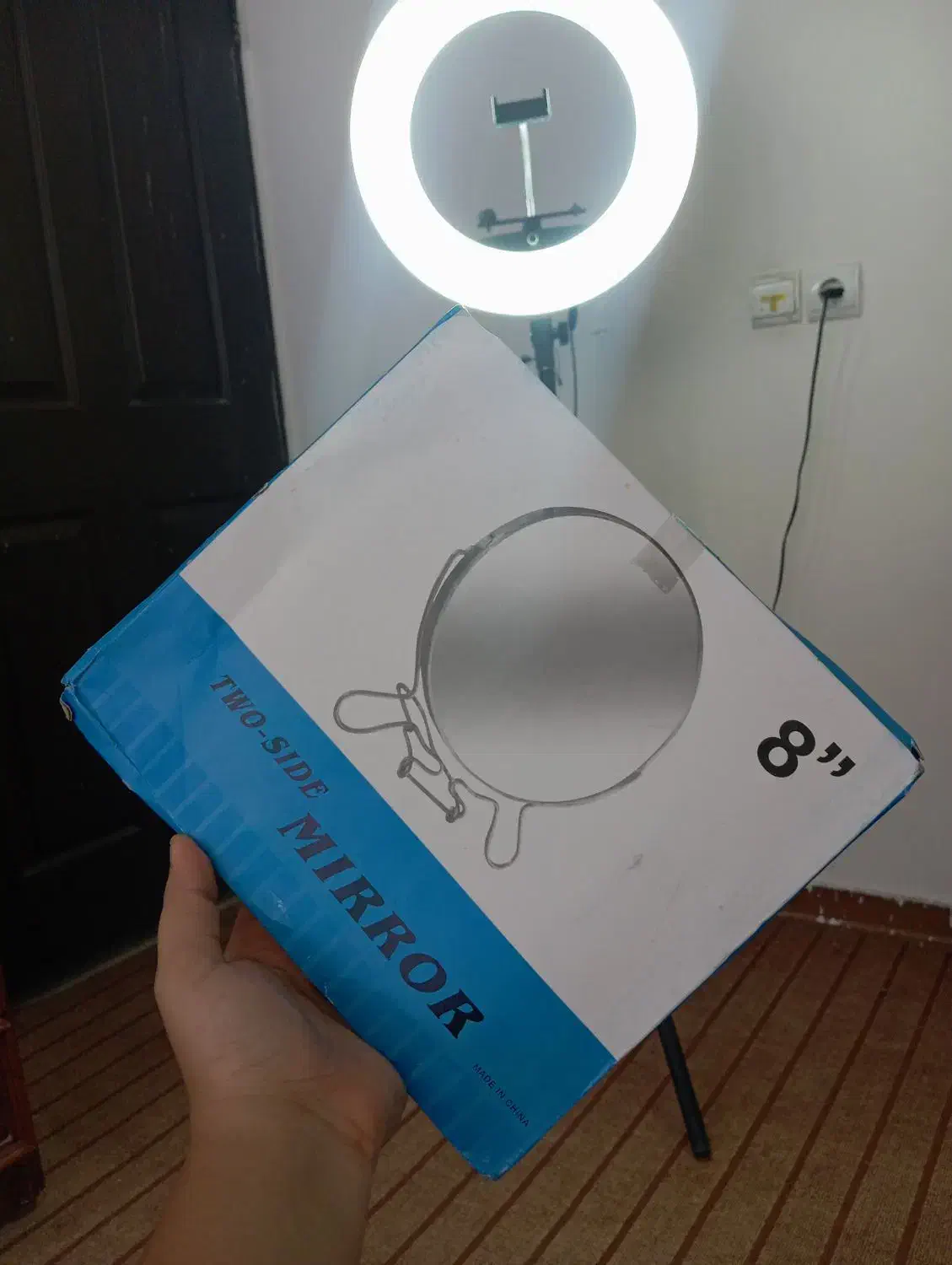 رینگ لایت درحد نو|دوربین عکاسی و فیلمبرداری|حبیب آباد, |دیوار