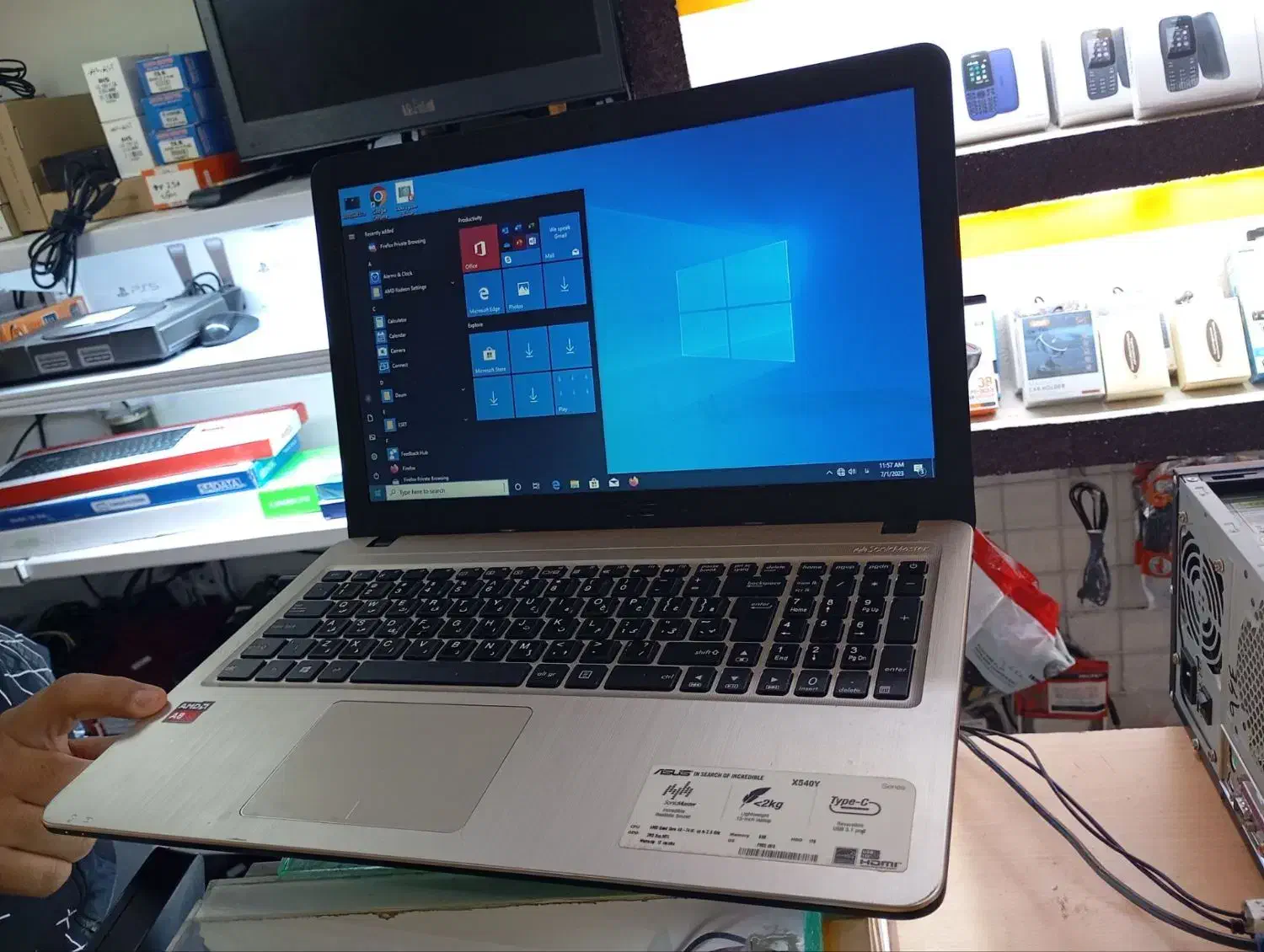 لپ تاپ ایسوس X540YA|رایانه همراه|بوشهر, |دیوار