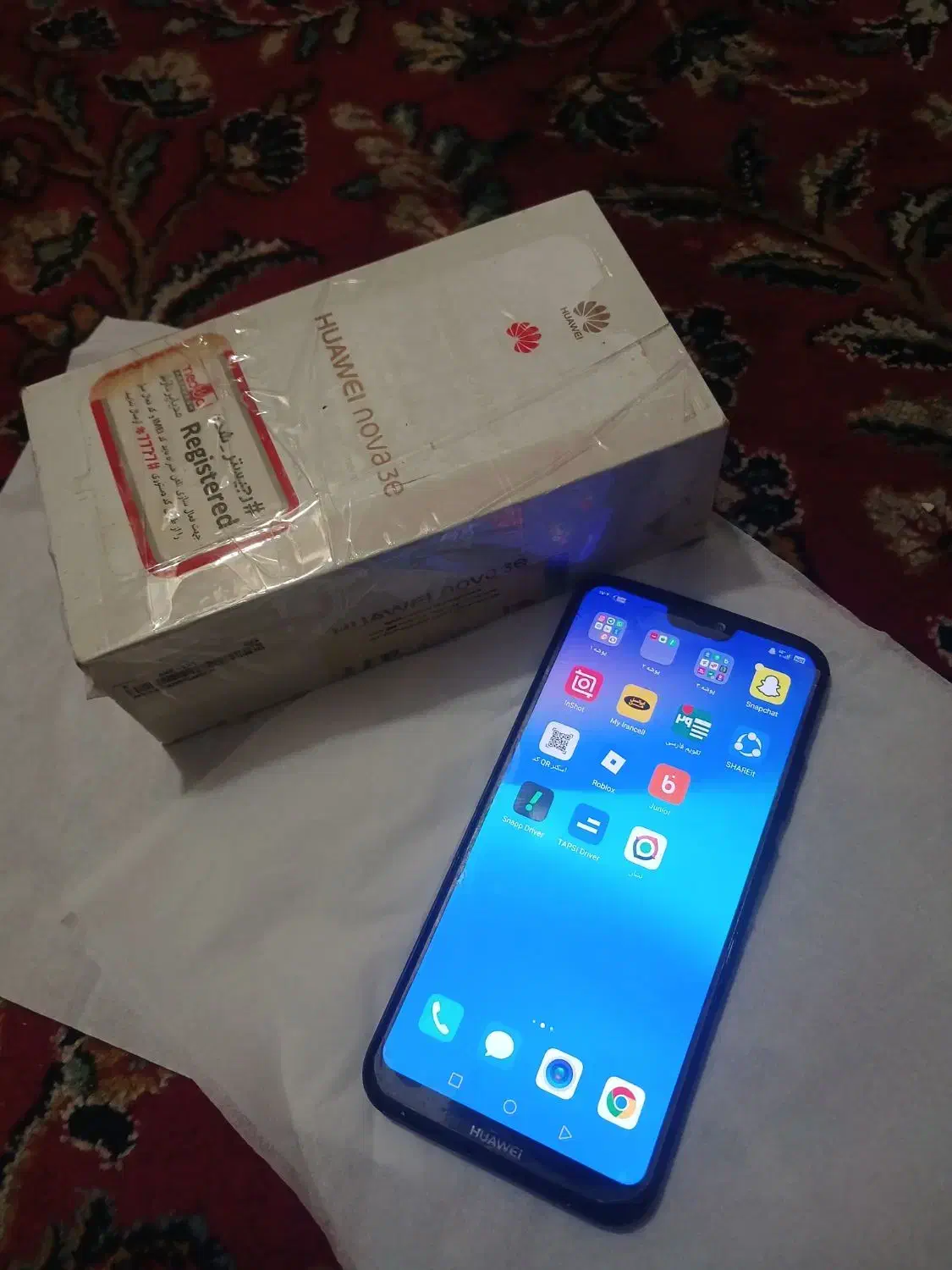 گوشی هوآوی nova 3e|موبایل|اهواز, کمپلو جنوبی|دیوار