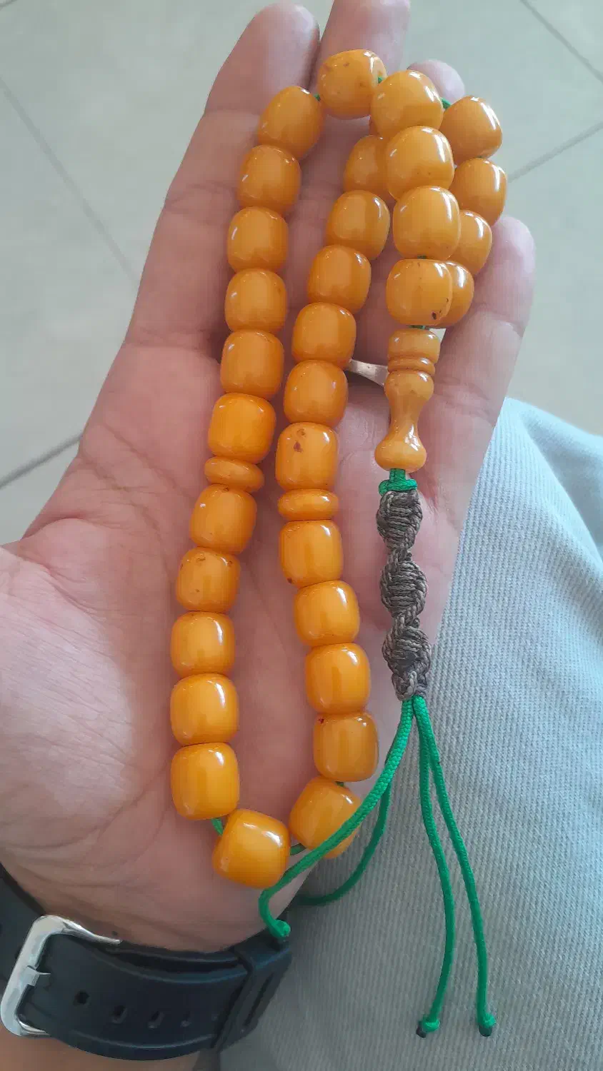 تسبیح سندلوس کهنه المان|کلکسیون اشیاء عتیقه|ازنا, |دیوار