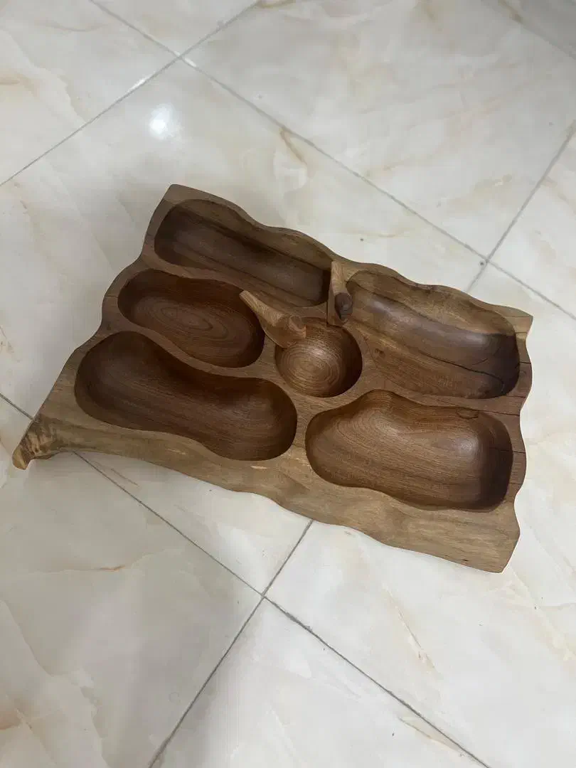 اردو خوری چوب گردو سنگین نو|ظروف سرو و پذیرایی|کرج, عظیمیه|دیوار