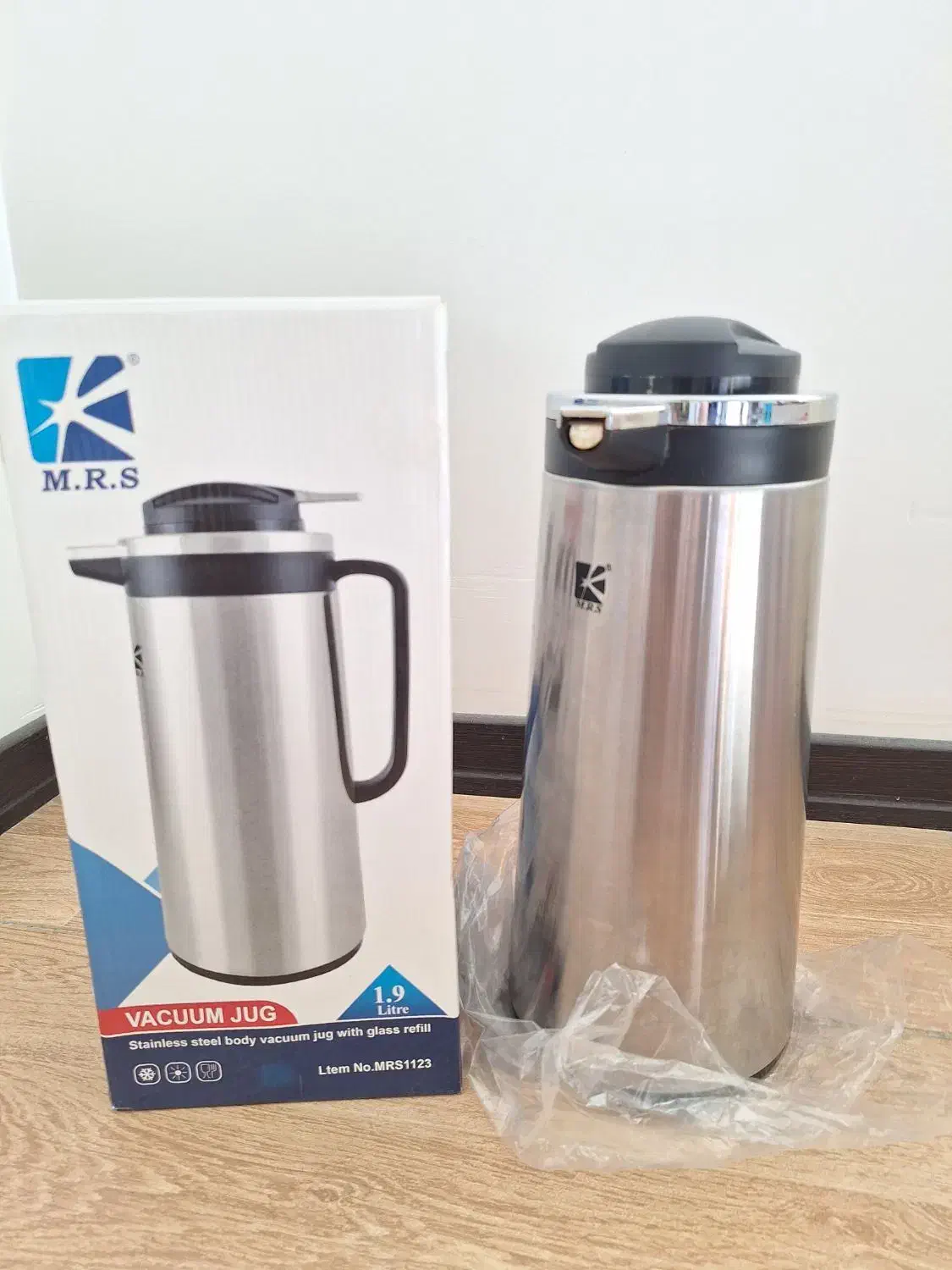 فلاکس استیل 1.9 لیتری M.R.S|قوری، کتری، قهوهساز دستی|گنبد کاووس, |دیوار