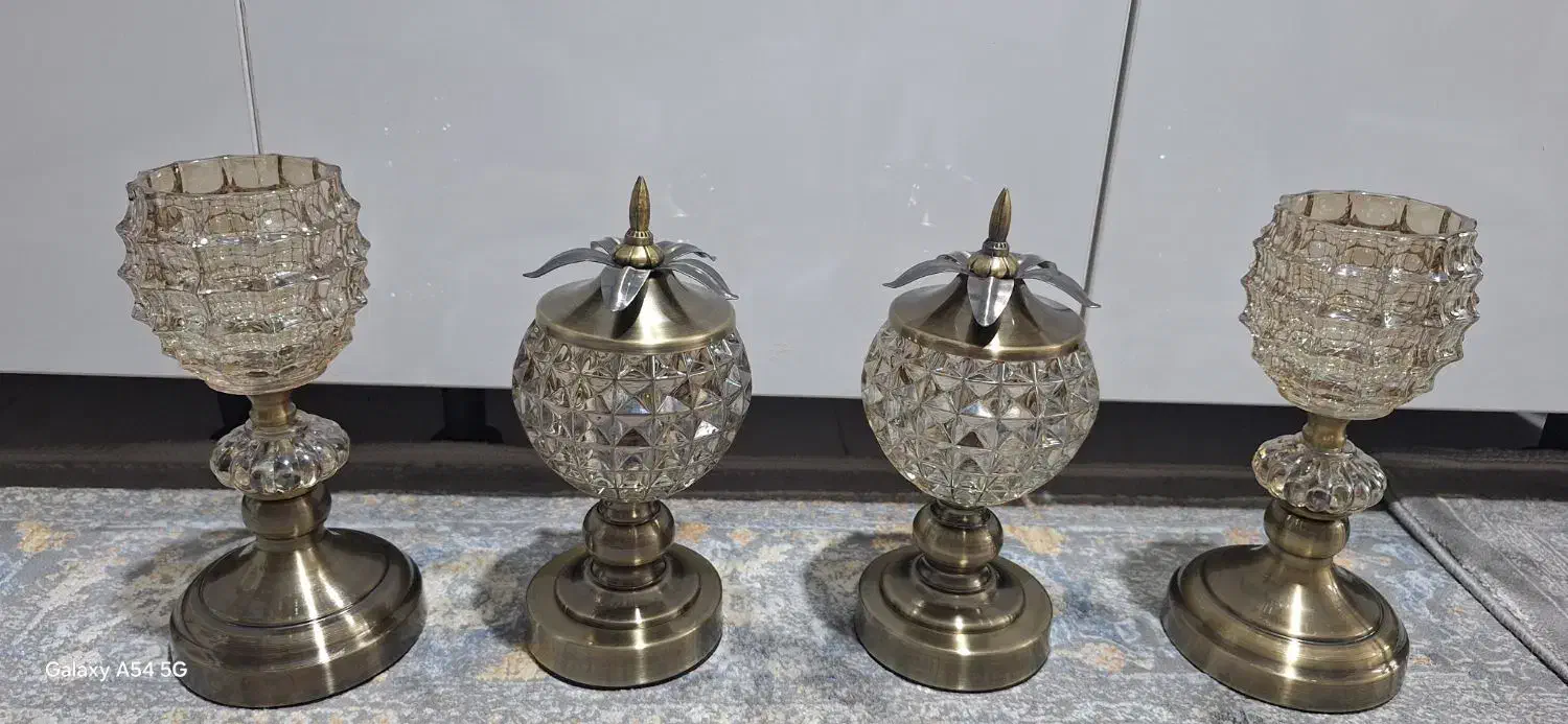 جا شمعی و شکلات خوری|ظروف سرو و پذیرایی|قزوین, |دیوار