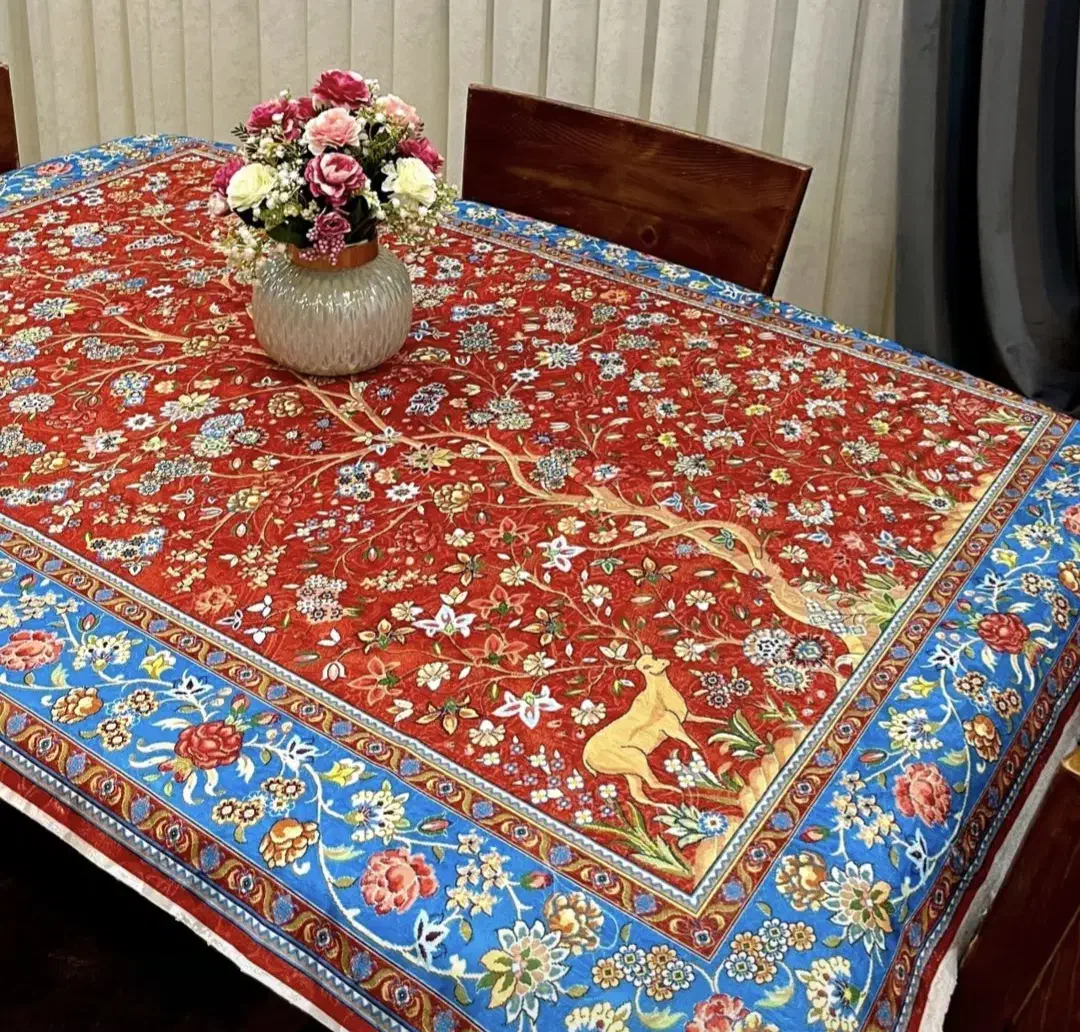رومیزی مخمل ابریشم|پرده، رانر، رومیزی|قم, ارم|دیوار