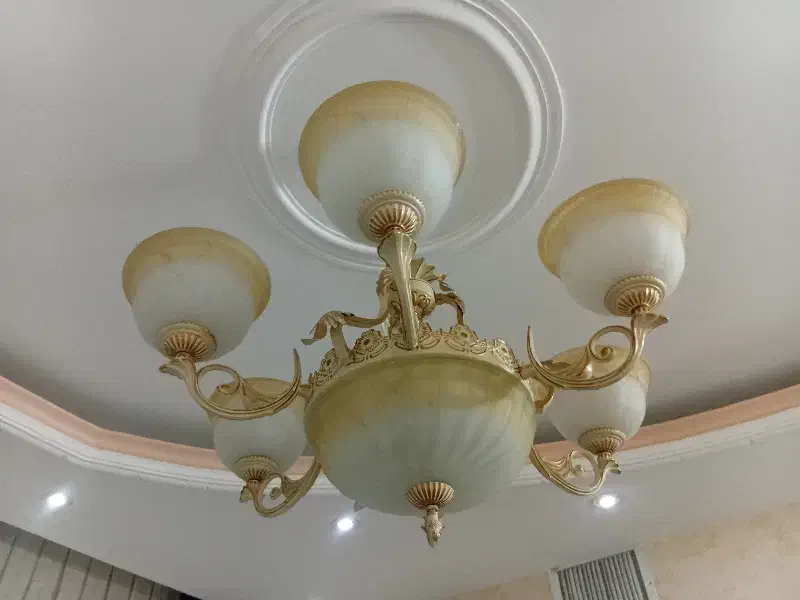 لوستر ۵ شاخه|لوستر و چراغ آویز|ری, فیروزآبادی|دیوار