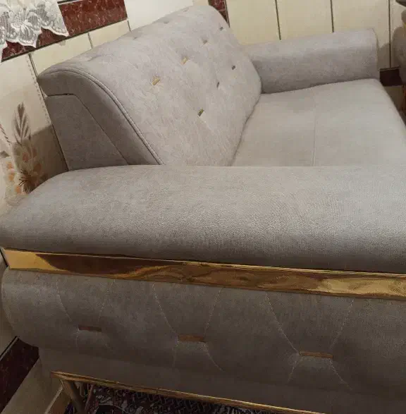 مبل دو نفره طوسی|مبلمان خانگی و میز عسلی|زاهدان, |دیوار