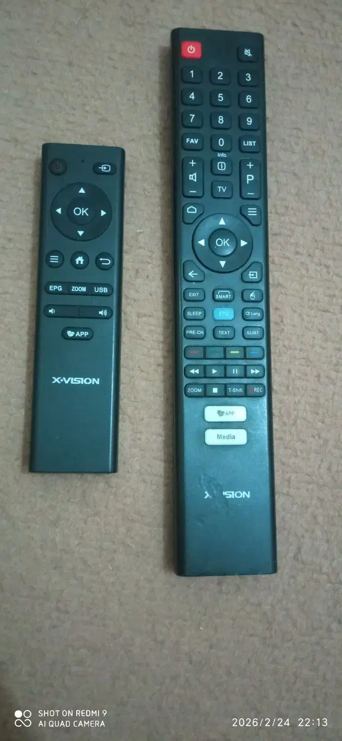 کنترل تلویزیون ایکس ویژن|تلویزیون و پروژکتور|قائن, |دیوار