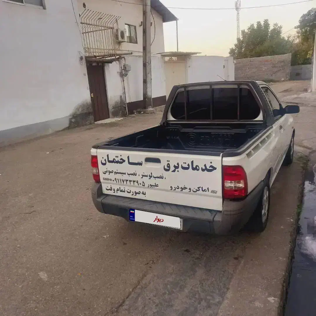 پراید وانت 1400 بی رنگ فروش فوری|خودرو سواری و وانت|امیرکلا, |دیوار