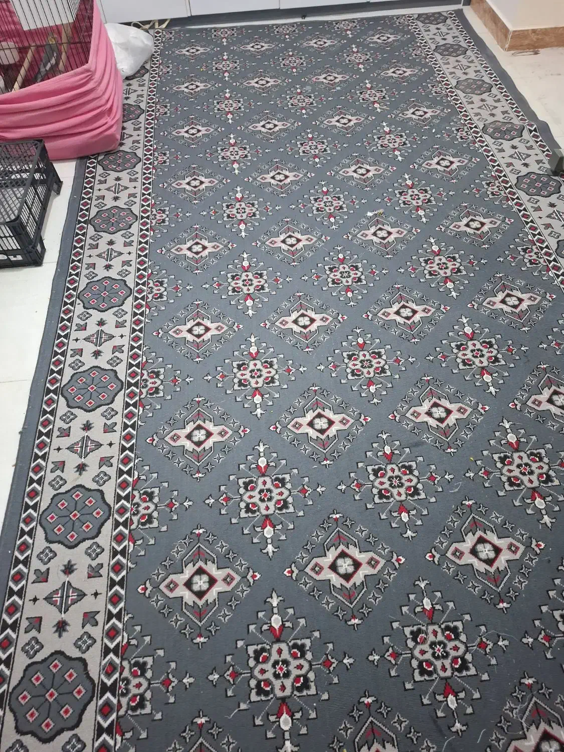 گلیم در ابعاد ۲۲۰ در ۴متر|گلیم، جاجیم، گبه|کرج, ساسانی (قلمستان)|دیوار