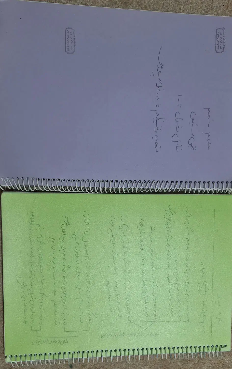 جزوه های تخصصی علوم نهم همراه با تست و درس نامه|کتاب و مجله آموزشی|شیراز, شهرک سراج|دیوار