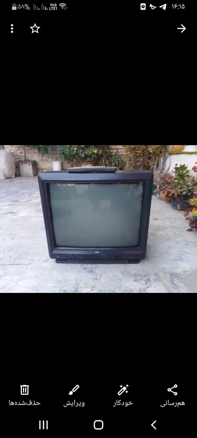 تلویزیون JVC ژاپن اصلی با کنترل|تلویزیون و پروژکتور|قائم‌شهر, |دیوار