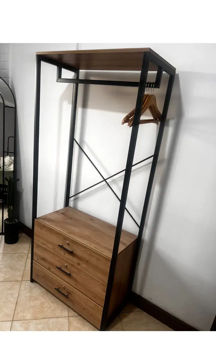 رگال لباس همراه سه کشو|جاکفشی، کمد، دراور|رشت, خمیران زاهدان|دیوار