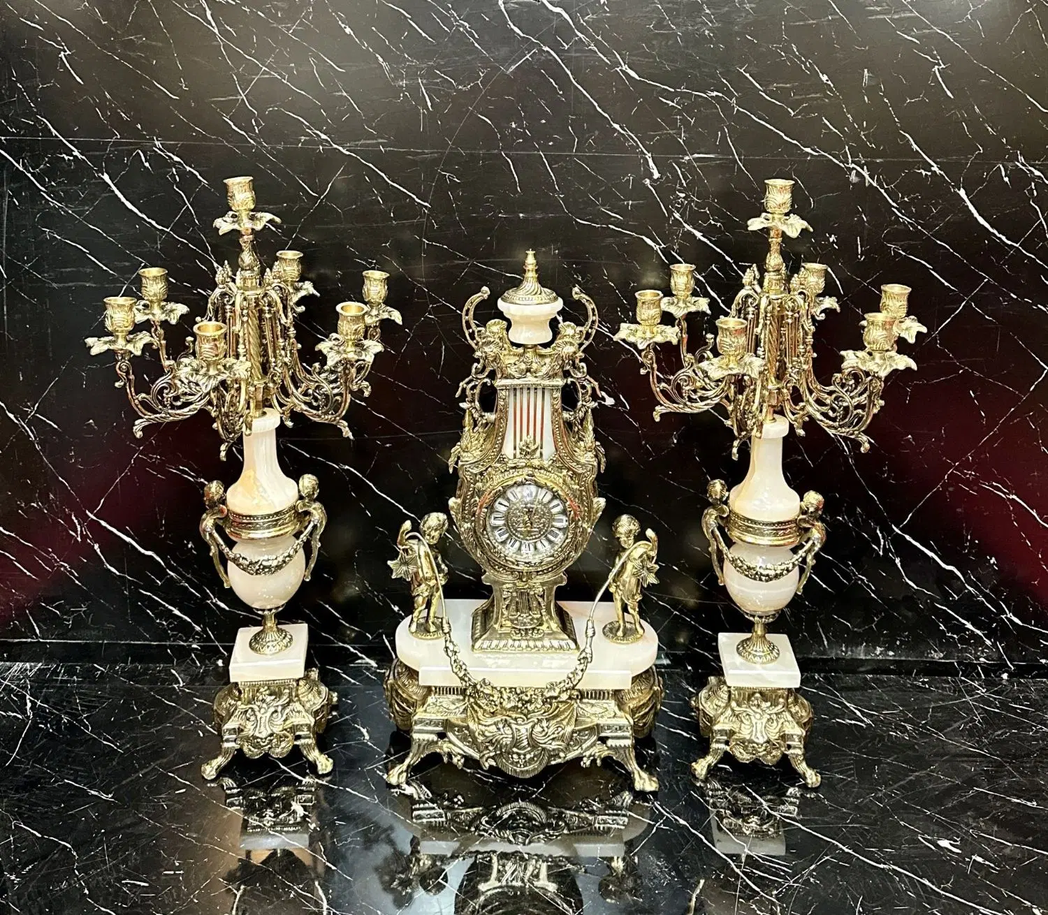 ساعت و شمعدان مدل خروسی|ساعت دیواری و تزئینی|تهران, مسعودیه|دیوار