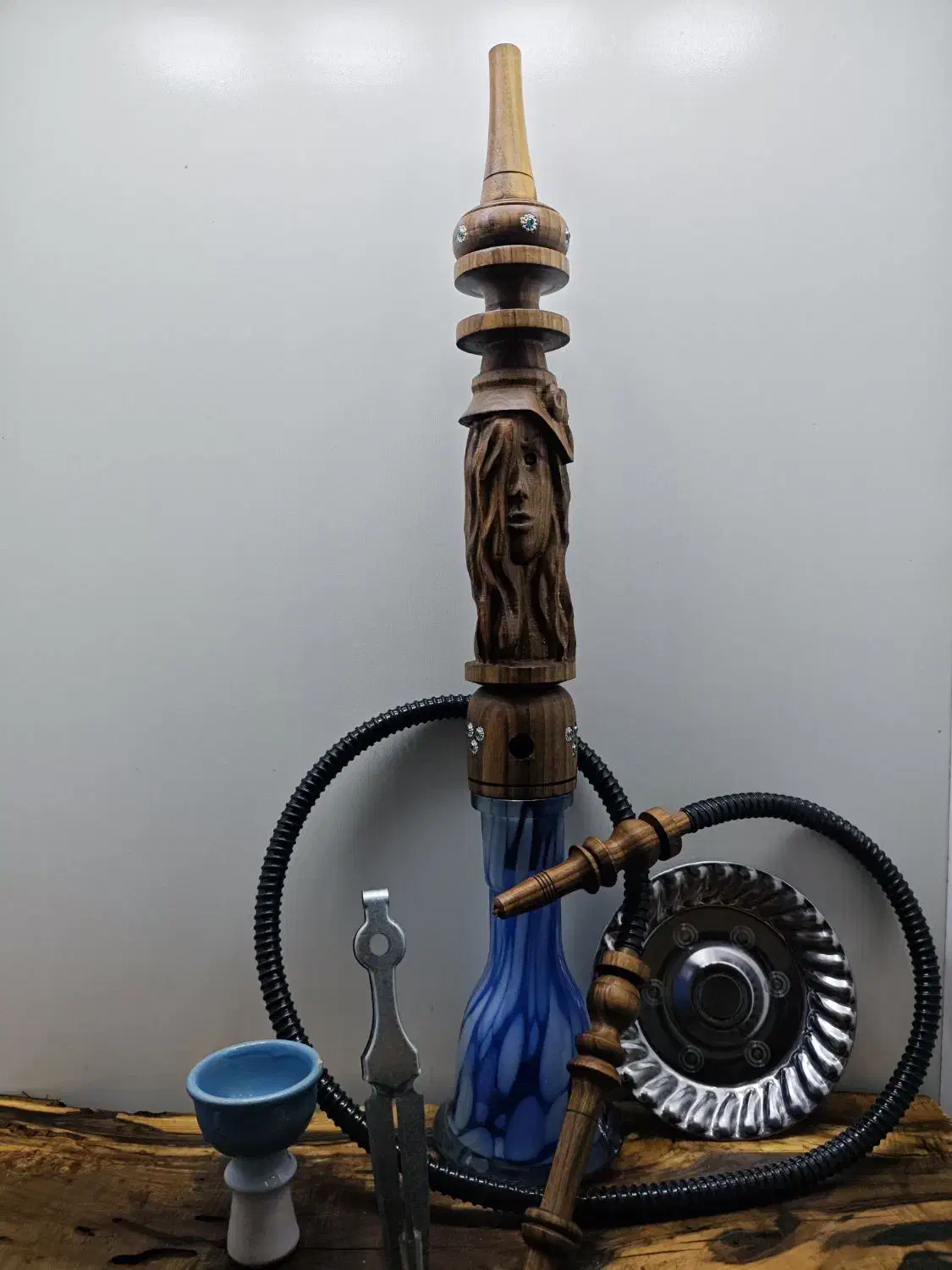 قلیان چوبی|صنایع دستی و سایر لوازم تزئینی|ری, ملک‌آباد|دیوار